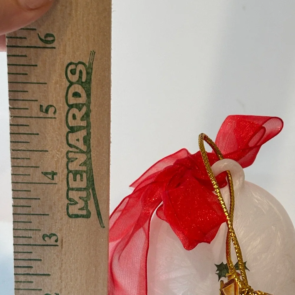 Mr. Christmas Glass Bells Set of 4 Frosted Lighted Ornaments Timer Vintage Style